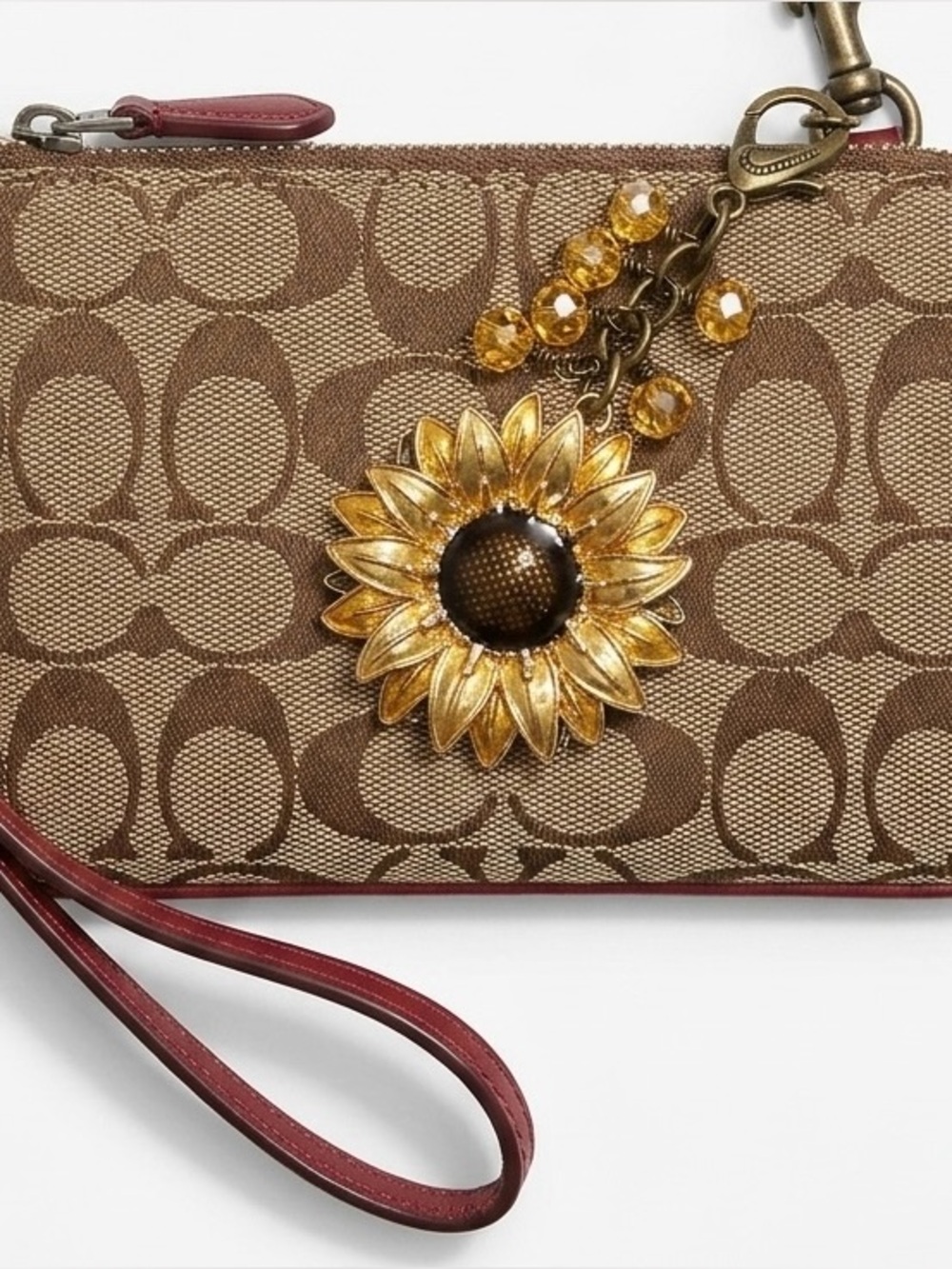 Sunflower Bag Charm